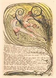 Europa. Uma profecia, placa 10, Enitharmon dormiu. . . . (Bentley 12)